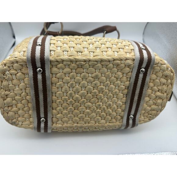 Chaps Basket weave hand bag - Picture 4 of 8